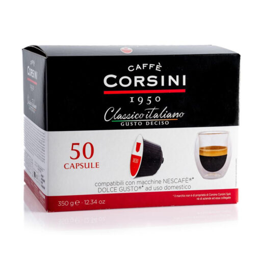 Caffè Corsini – Classico Italiano – 50 Cps compatilbili Dolce Gusto