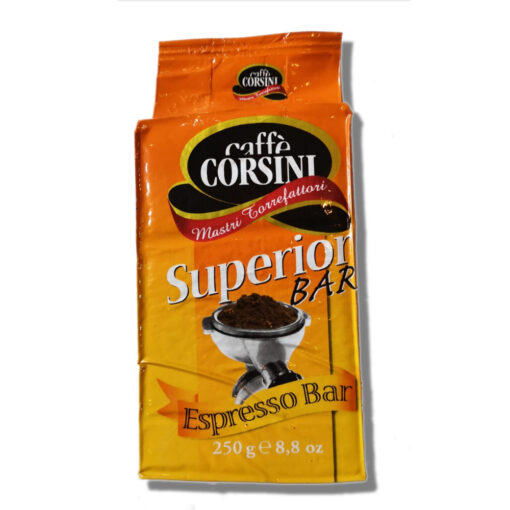 Caffè Corsini - Superior - 250g caffè torrefatto e Macinato per macchine Espresso