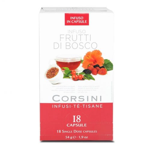 Caffè Corsini - Infuso ai Frutti di Bosco - 18 Cps compatilbili FAP Lavazza Espresso Point