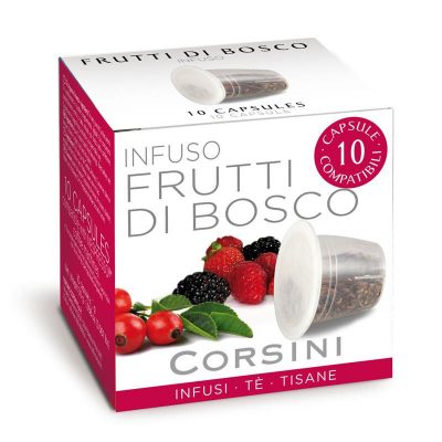Caffè Corsini - Infuso Frutti di Bosco - 10 Cps compatilbili Nespresso