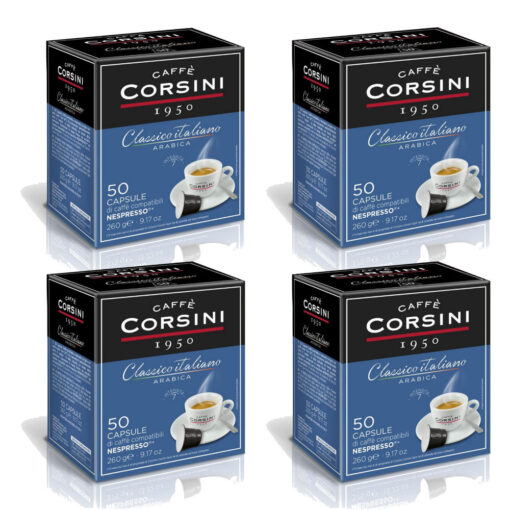 Caffè Corsini – DCC544x4 Classico Italiano Arabica – 200 Cps compatilbili Nespresso