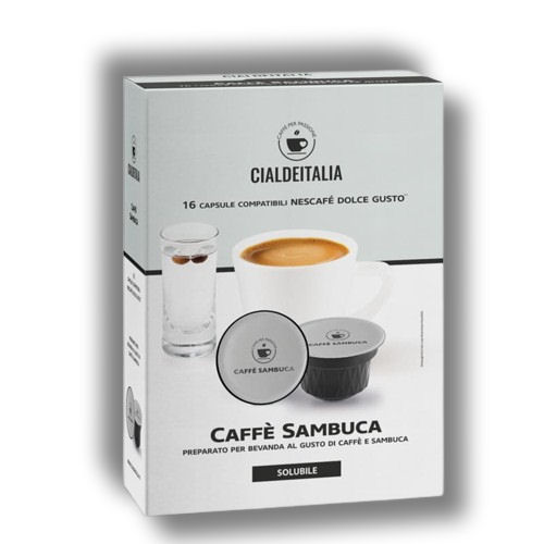 Cialdeitalia - Caffè e Sambuca - 16 Cps compatilbili Nescafè Dolce Gusto