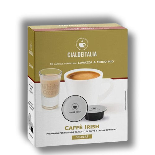 Cialdeitalia - Caffè Irish - 16 Cps compatilbili Lavazza A Modo Mio