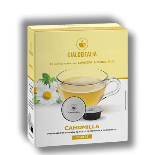 Cialdeitalia - Camomilla solubile - 16 Cps compatilbili Lavazza A Modo Mio
