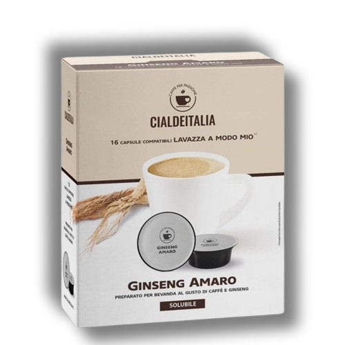 Cialdeitalia - Ginseng Amaro - 16 Cps compatilbili Lavazza A Modo Mio