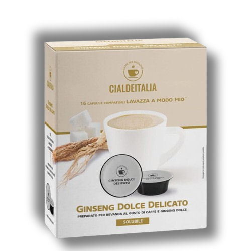 Cialdeitalia - Ginseng Dolce Delicato - 16 Cps compatilbili A Modo Mio